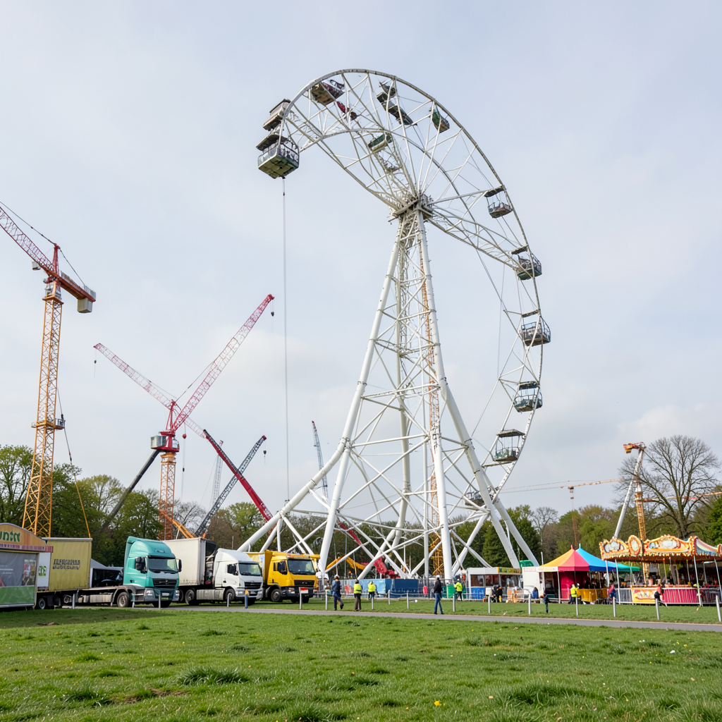 Nottingham Goose Fair returns with UK's tallest fairground ride at 85m